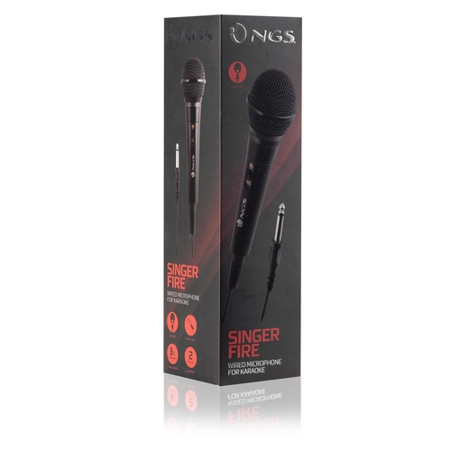 Micrófono NGS SINGER FIRE unidireccional dinámico 600O