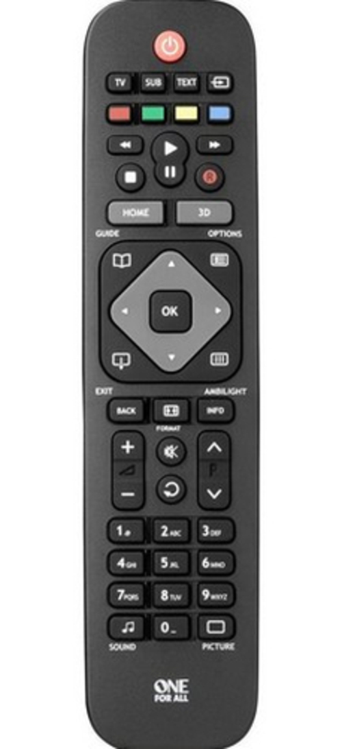 ONE FOR ALL URC-1913 Negro-Gris - Mando Universal TV