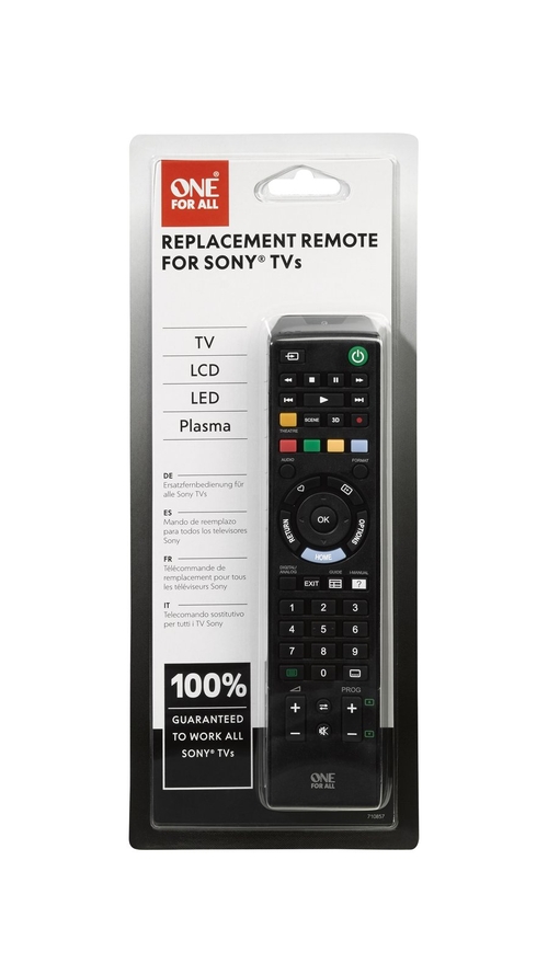 ONE FOR ALL URC-1912 Negro - Mando Universal TV