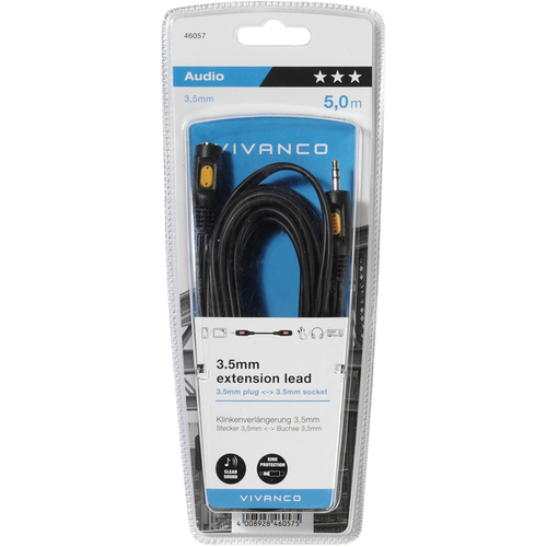 Alargador Cable Vivanco 41057 5M JACK Macho/Hembra 