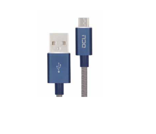 Cable DCU 30401280  GRIS AZUL Micro USB - USB 1M   