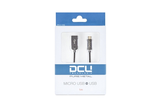 Cable DCU 30401295 Micro USB - USB GRIS Alta Calidad 1M  