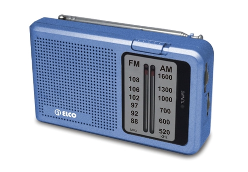 ELCO PD-712 Negro - Transistor Con Altavoz