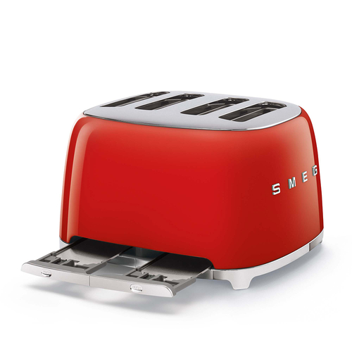 Tostador Smeg TSF03RDEU 2000W 6 Potencias 4 Rebanadas   