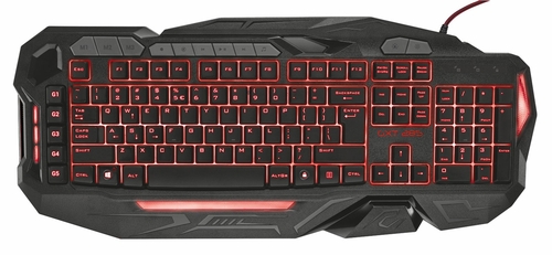Teclado Trust GXT 285 GAMING Iluminación Negro USB 2.0    