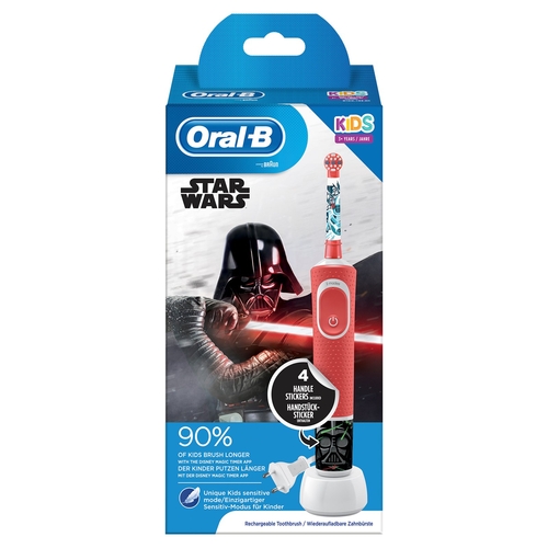 ORALB STAR WARS PLUS BOX Rojo - Cepillo Eléctrico + 2 Recambios