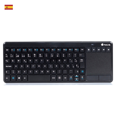 NGS TV WARRIOR Negro - Teclado Inalámbrico