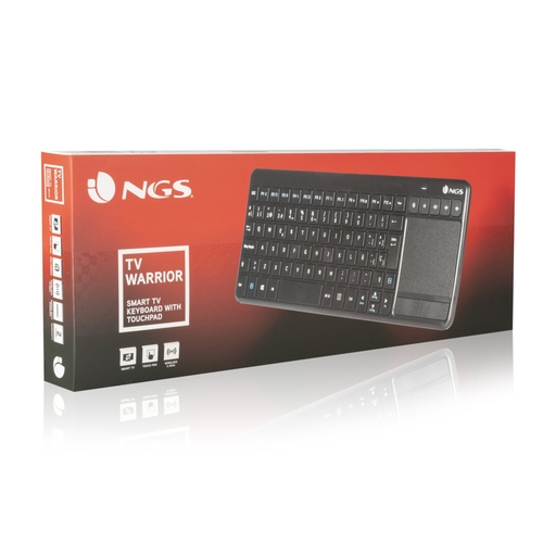 NGS TV WARRIOR Negro - Teclado Inalámbrico