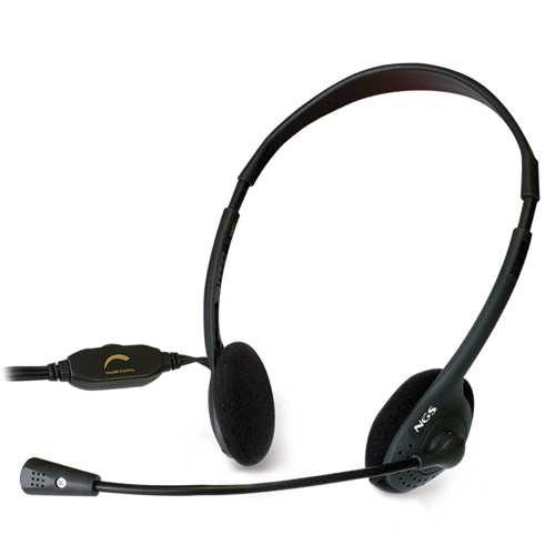 Auricular NGS HEADSET MS 103 Micrófono Negro 100MW  