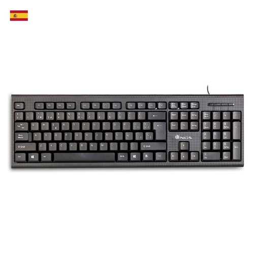 Teclado Ngs FunkyV2 Membrana PlugPlay Negro