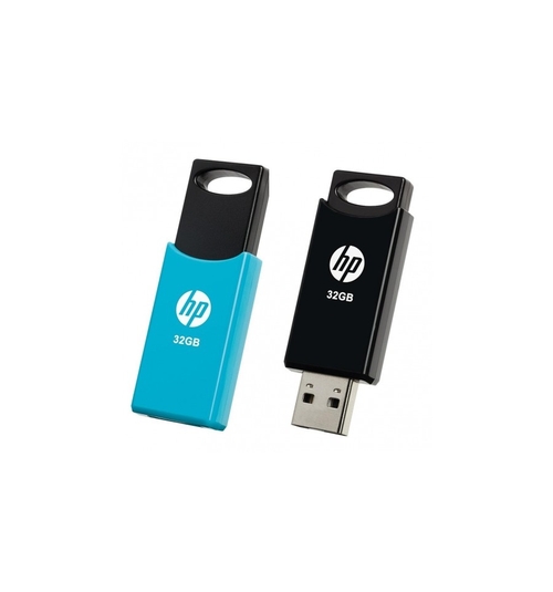Pendrive Memoria HP HPFD212-32-TWIN 2x32GB Azul/Negro