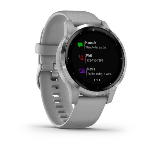 Reloj Deportivo Garmin Vívoactive 4S Gris Plateada Táctil 40Gr