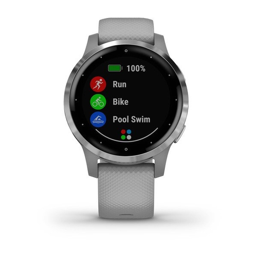Reloj Deportivo Garmin Vívoactive 4S Gris Plateada Táctil 40Gr