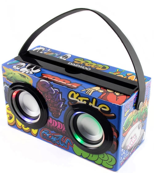 Altavoz Portátil Daewoo DSK-444 Grafiti Bluetooth 12W Micro    