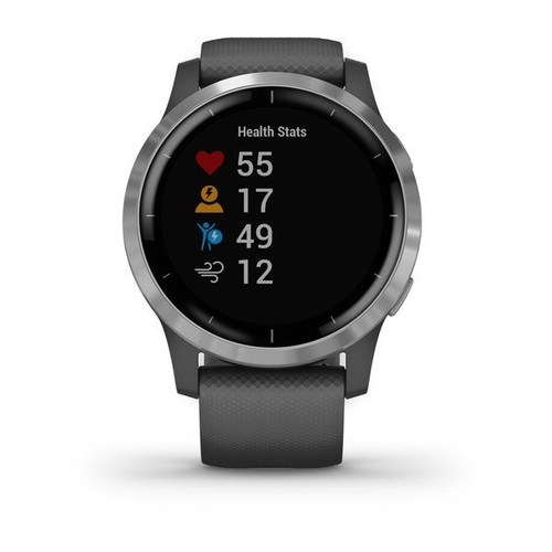 GARMIN VIVOACTIVE 4 Gris Plata - Reloj Deportivo 45 MM GPS