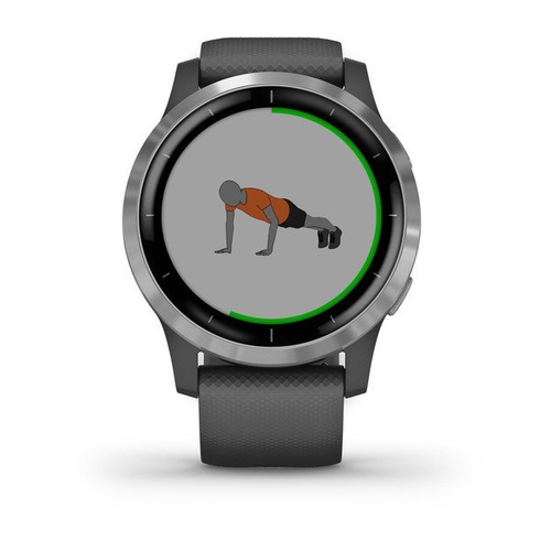 GARMIN VIVOACTIVE 4 Gris Plata - Reloj Deportivo 45 MM GPS