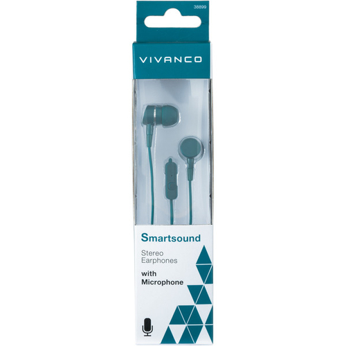 VIVANCO Botón 38009 Negro - Auricular Con cable