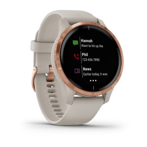 Reloj Inteligente Garmin Venu Beige Oro Rosa 7 Actividades