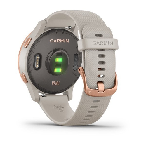 Reloj Inteligente Garmin Venu Beige Oro Rosa 7 Actividades