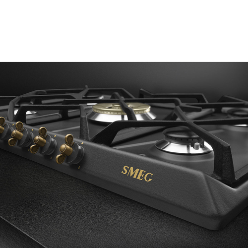 Placa de Gas Smeg SRV876AOGH Natural 5 Fuegos