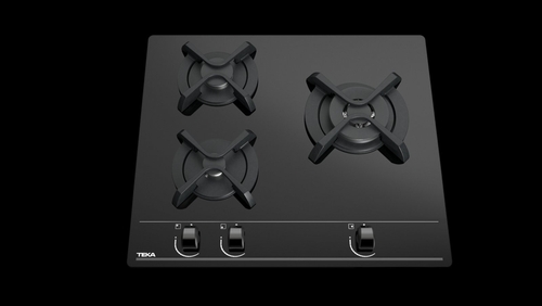 TEKA GBC 63010 CRISTAL NEGRO  - Placa de Gas 60CM NATURAL 