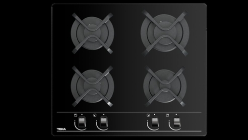 TEKA GBC 64000 CRISTAL NEGRO - Placa de Gas 60CM NATURAL 