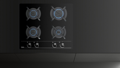 TEKA GBC 64000 CRISTAL NEGRO - Placa de Gas 60CM NATURAL 