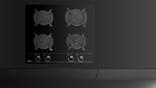 TEKA GBC 64000 CRISTAL NEGRO - Placa de Gas 60CM NATURAL 
