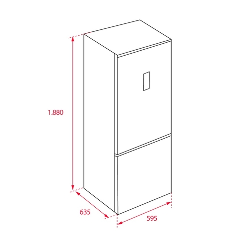 TEKA  NFL 342 C Blanco - Frigorífico Combi No Frost 