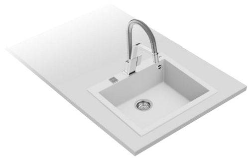 TEKA FORSQUARE 50.40 TG Blanco - Fregadero 60CM
