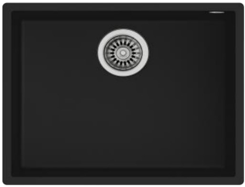 Fregadero Teka SQUARE 50.40 TG NEGRO Tegranite 1 Seno