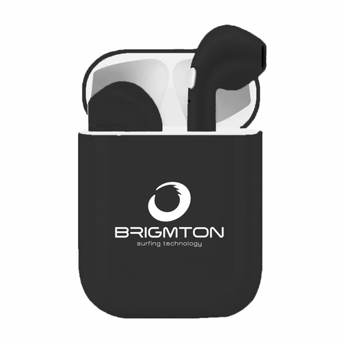 Auricular Bluetooth Brigmton BML-18 Negro Base de Carga