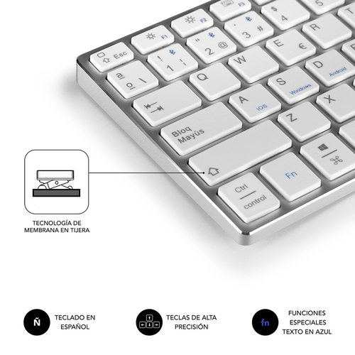 Teclado Inalámbrico Subblim SUB-KB-3ADE300 Bluetooth 3.0   