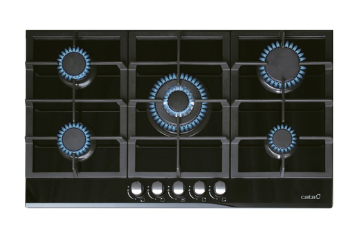 CATA LCI 9041BK Negro  - Placa de Gas 87cm Natural y Butano 