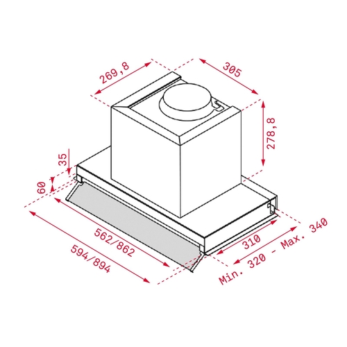 TEKA INTEGRA 66750 POS Inox - Campana Convencional 60CM