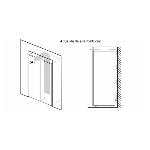 BALAY 3GFF563ME INOX - Congelador Vertical No Frost 