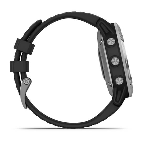 Reloj Pulsera Garmin Fenix 6 Solar Plata/Negro 47MM GPS