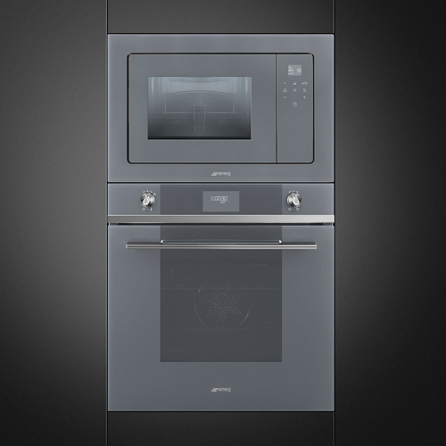 SMEG FMI120S2 Integrable Silver - Microondas 800W 20L