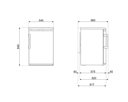 SMEG FA120E  Blanco - Nevera Una Puerta Cíclico