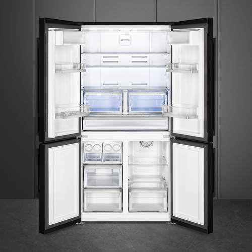 SMEG FQ60NDE NEGRO - Frigorífico Americano No Frost 