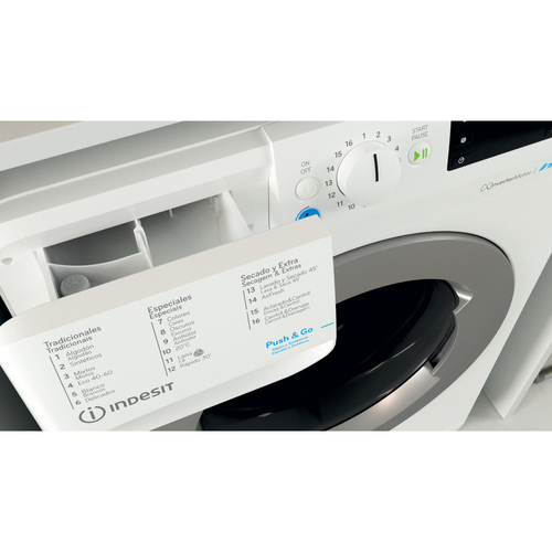 INDESIT BDE 861483x ws spt n BLANCA  - Lavadora Secadora 8KG/6KG 1400RPM