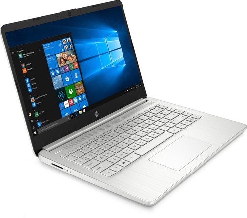 HP 14S-DQ1018NS Plata - Ordenador Portátil Intel Core i7-1065G7 14" 256GB