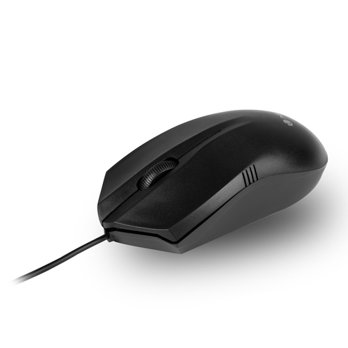 Ratón Ngs EASY BETTA Negro Cable PC 1000DPI  3 Botones