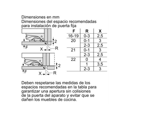 SIEMENS KI86FPDD0 Integrable - Frigorífico Combi NoFrost
