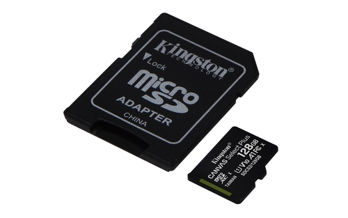 MicroSD Kingston CANVAS SELECT PLUS 128GB + Adaptador SD