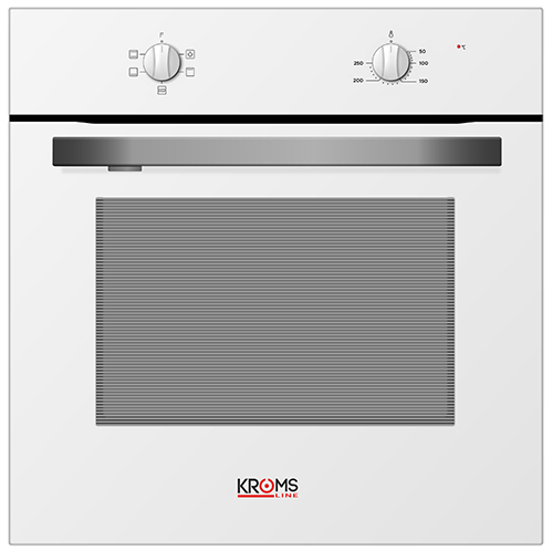 KROMSLINE KHM-600-CR-W Cristal Blanco - Horno Convencional 70L