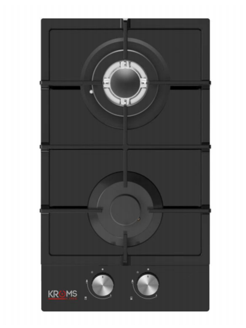 KROMSLINE KPG-2F-HNE Negro - Placa de Gas Modular 30CM