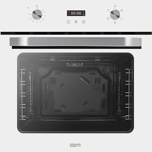 KROMSLINE KHCR-200-W-S Cristal Blanco - Horno Convencional 70L