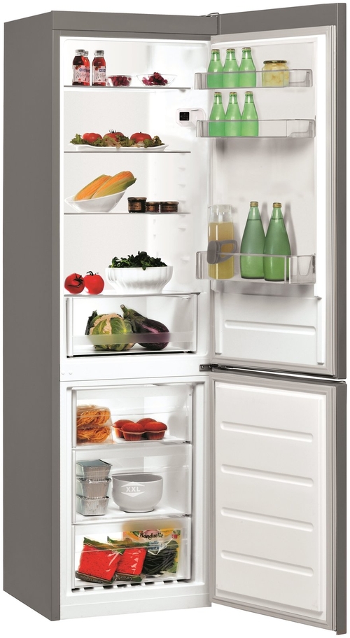 INDESIT LI8 SN2E X Inox - Frigorífico Combi  No Frost parcial 