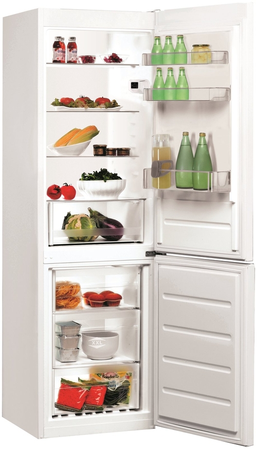 INDESIT  LI8 SN2E W Blanco - Frigorífico Combi No Frost parcial 